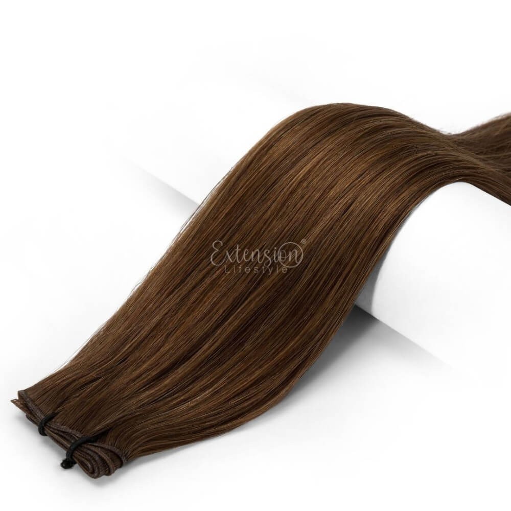Tessitura ultra sottile - larga 80 cm da 50 g, double drawn, 100% capelli veri - 6