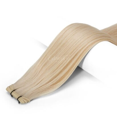 Tessitura ultra sottile - larga 80 cm da 50 g, double drawn, 100% capelli veri - 1