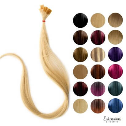 Cheratina lisce classic - 20 ciocche, single drawn, 100% capelli veri