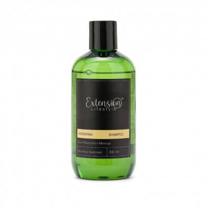 Shampoo idratante capelli ed extension al pistacchio e moringa
