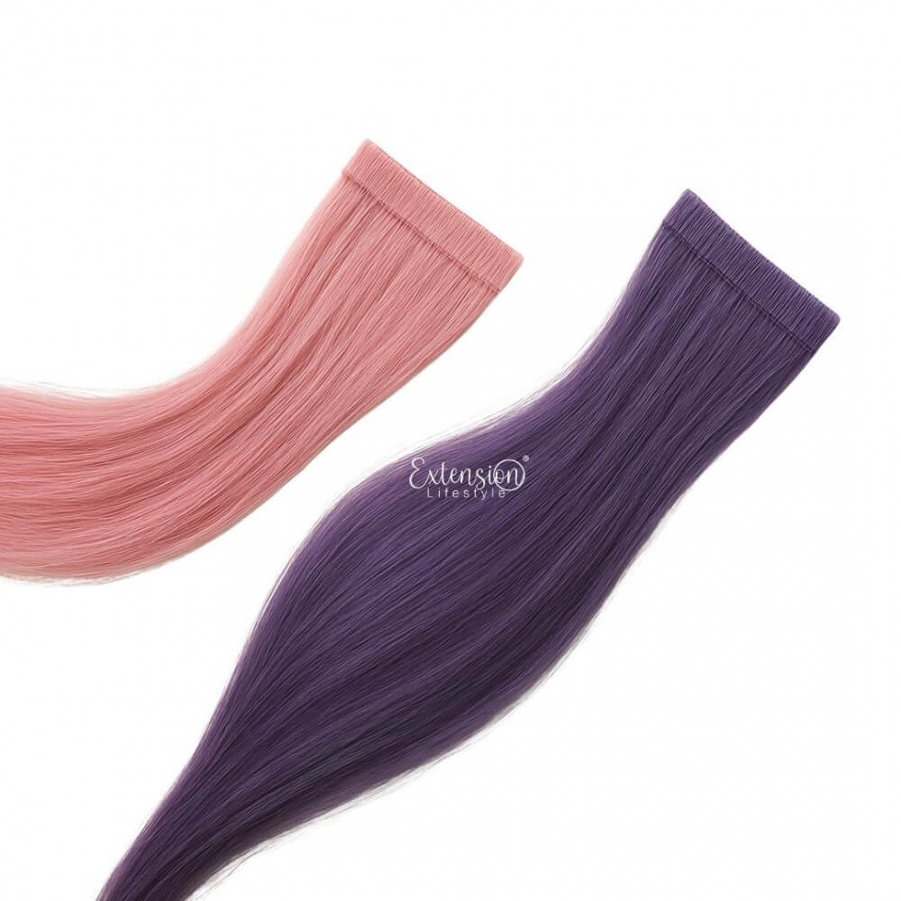 Biadesive lisce classic - colori crazy -20 fasce da 4 cm