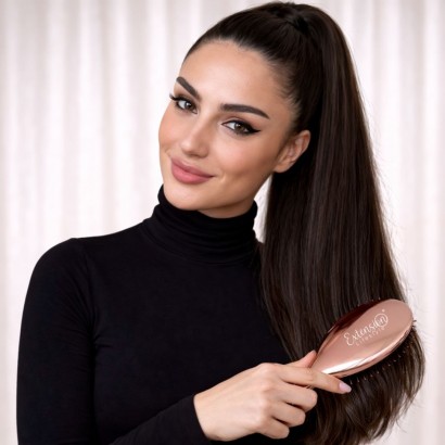 Spazzola professionale per extension capelli veri e capelli