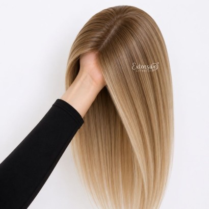 Topper professionali–double drawn, 100% capelli veri
