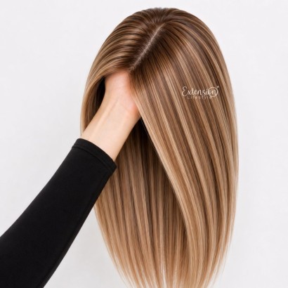 Topper professionali–double drawn, 100% capelli veri