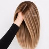Topper professionali–double drawn, 100% capelli veri