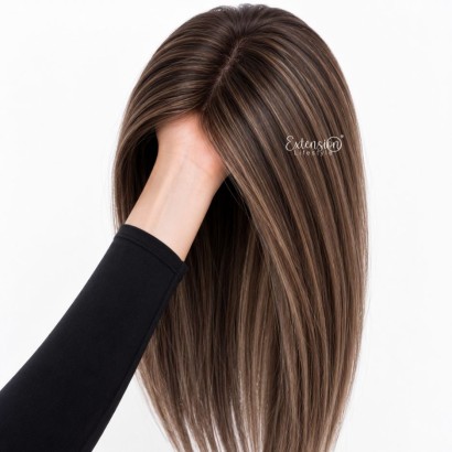 Topper professionali–double drawn, 100% capelli veri